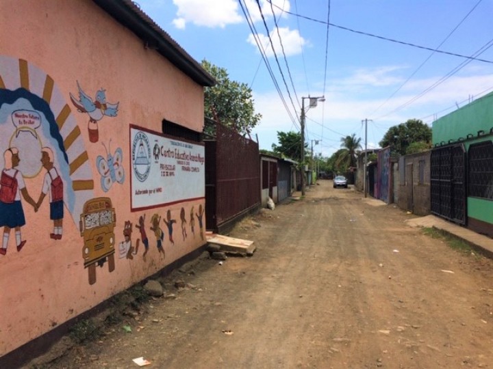 A street in the barrio